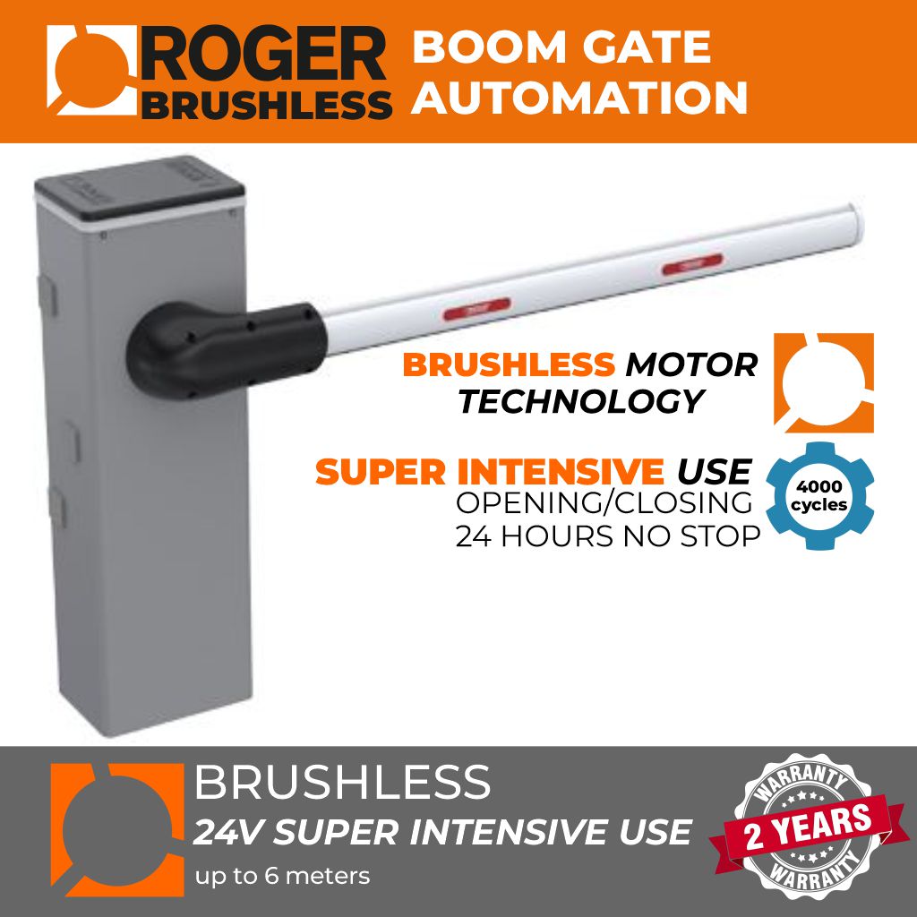 DC/LV Powered (With Battery Backup) Boom Barrier Gate | Parking Barrier | Car Parking Secure Vehicle Access Control