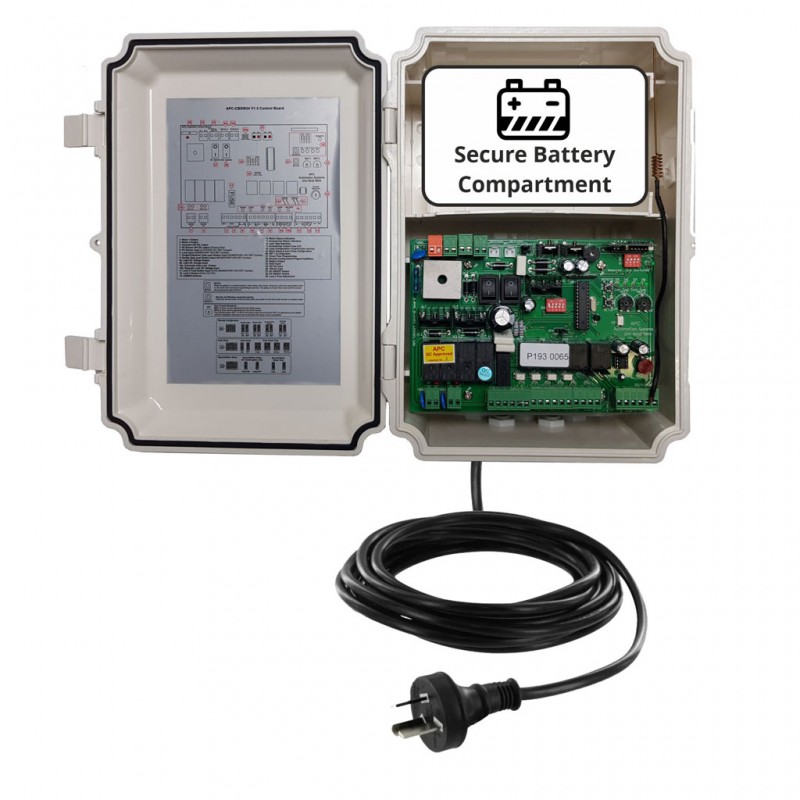 Build Your Own Kit with APC-UG2400C Extra Heavy Duty UNDERGROUND System With Adjustable Limit Switches - Swing Gate Opener