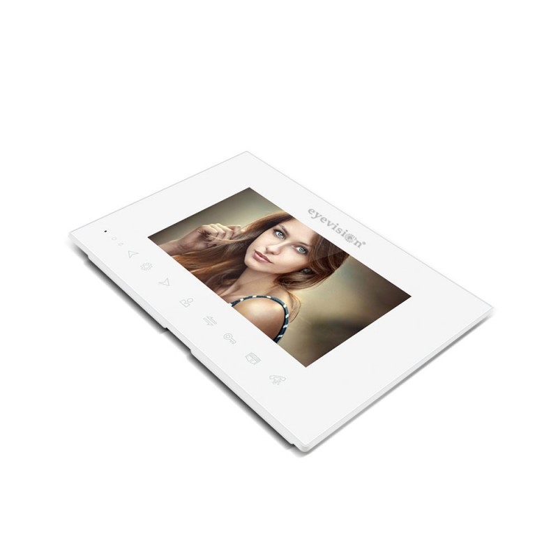 Eyevision® Intelli Series WiFi Intercom Systems with 120­° Standard Outdoor Station and 7" Monitor, Easy Wired Installation (Free Smartphone APP)