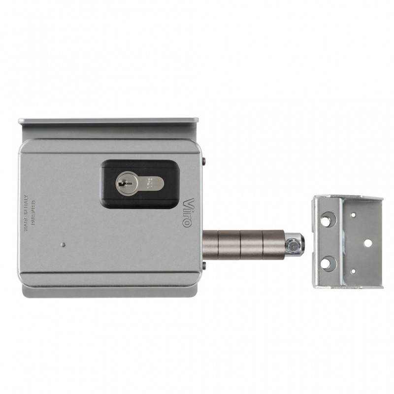 Italian-Made Viro V09 Electric Lock with Installing Accessories for Sectional Doors and Motorized Roller Shutter Garage Doors