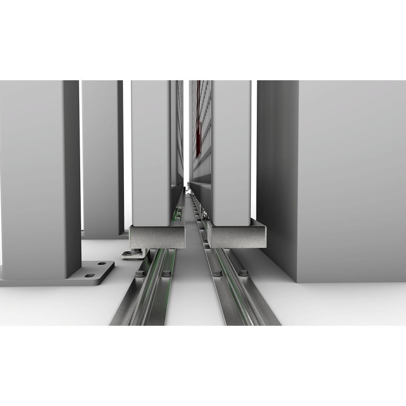 5m Telescopic Sliding Gate Hardware Complete Kit With Track, Wheels, Cable, Cover for Cable and More (TWO-Part Sliding Gate Hardware Set)  Made in Europe by CAIS German Steel