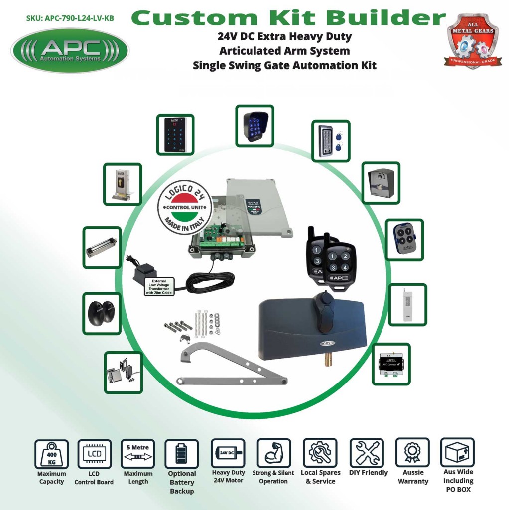 Single Swing Automatic Gate Opener System