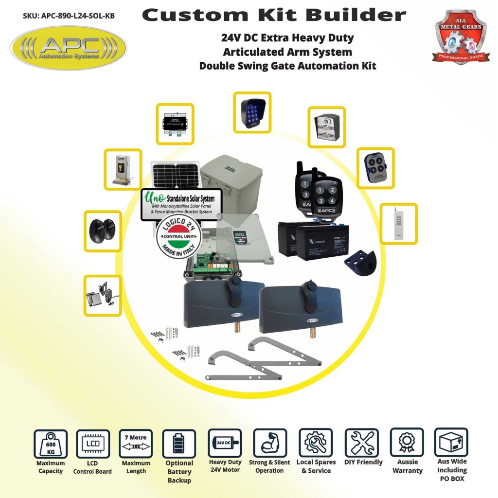 Double Swing Automatic Gate Opener System