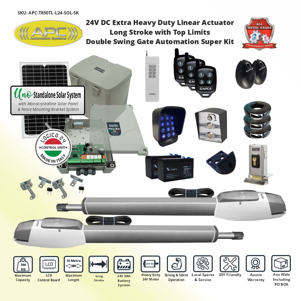 Double Swing Automatic Gate Opener System