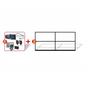 4m Frame + Extra Heavy Duty Articulated System, Gate and Gate Opener Combo