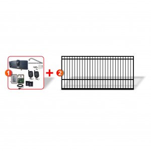 5m Square Top Gate + Extra Heavy Duty Articulated Combo  (Six Weeks Lead Time After Order)