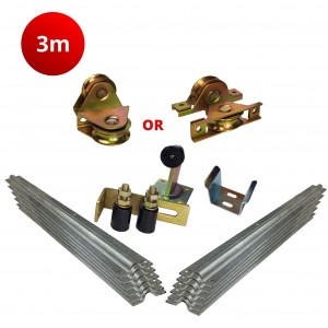 3m Complete Standard Sliding Gate Hardware Kit