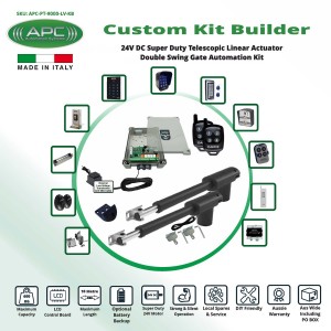 Double Swing Gates Automation, APC Proteous PT-9000 Automatic Electric Gate Opener System