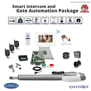 Extra Heavy Duty WiFi Gate Opener with WiFi Intercom Combo Smart Gate Automation System