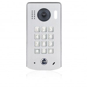 Eyevision Two Wire Surface Mount Video Door Station. 2.0 Mega Pixel, 170° Super Wide Angle Video Keypad Outdoor Station