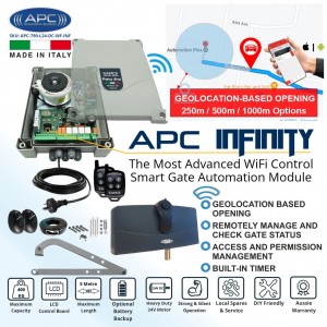 Single Swing Automatic Electric Gate Opener Wi-Fi Controler Gate Automation System