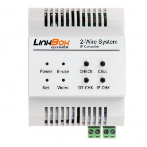 Eyevision LinkBox - 2 Wire Video Intercom IP Converter - IPG Gateway - Memory and Divert Module | Compatible with the Two Wire Intercom Systems