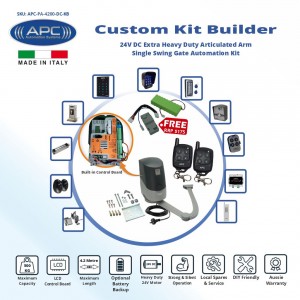 Single Swing Gate Opener APC Proteous PA-4200 Single Swing Gate Automation